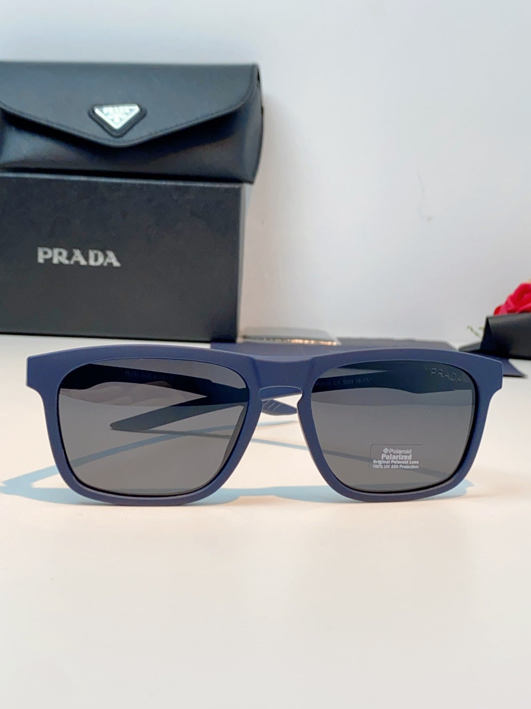 Prada Polarized Fashion Gray Lens Sunglasses for Men - 398945 - detail image 2