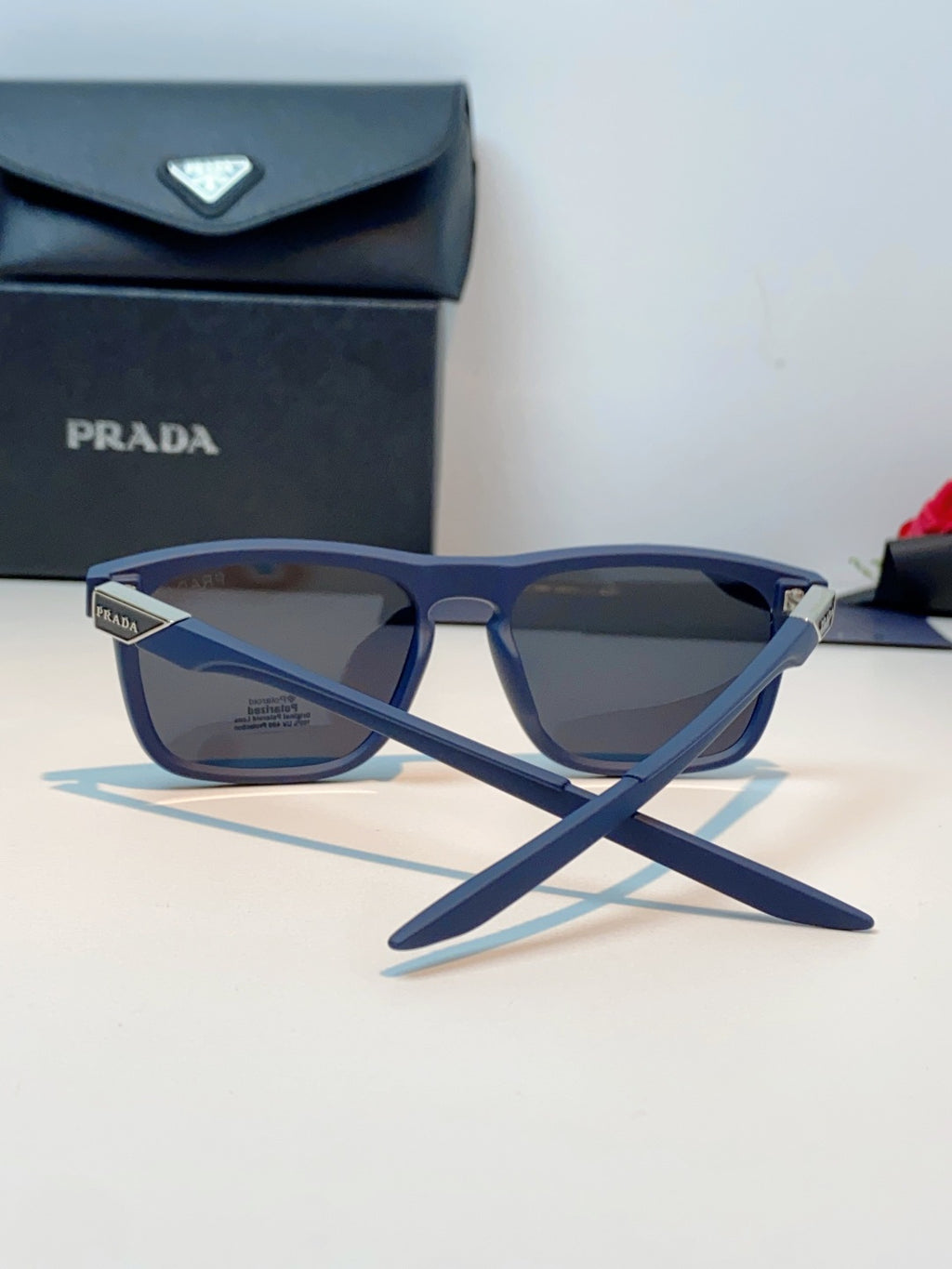 Prada Polarized Fashion Gray Lens Sunglasses for Men - 487090 - detail image 3