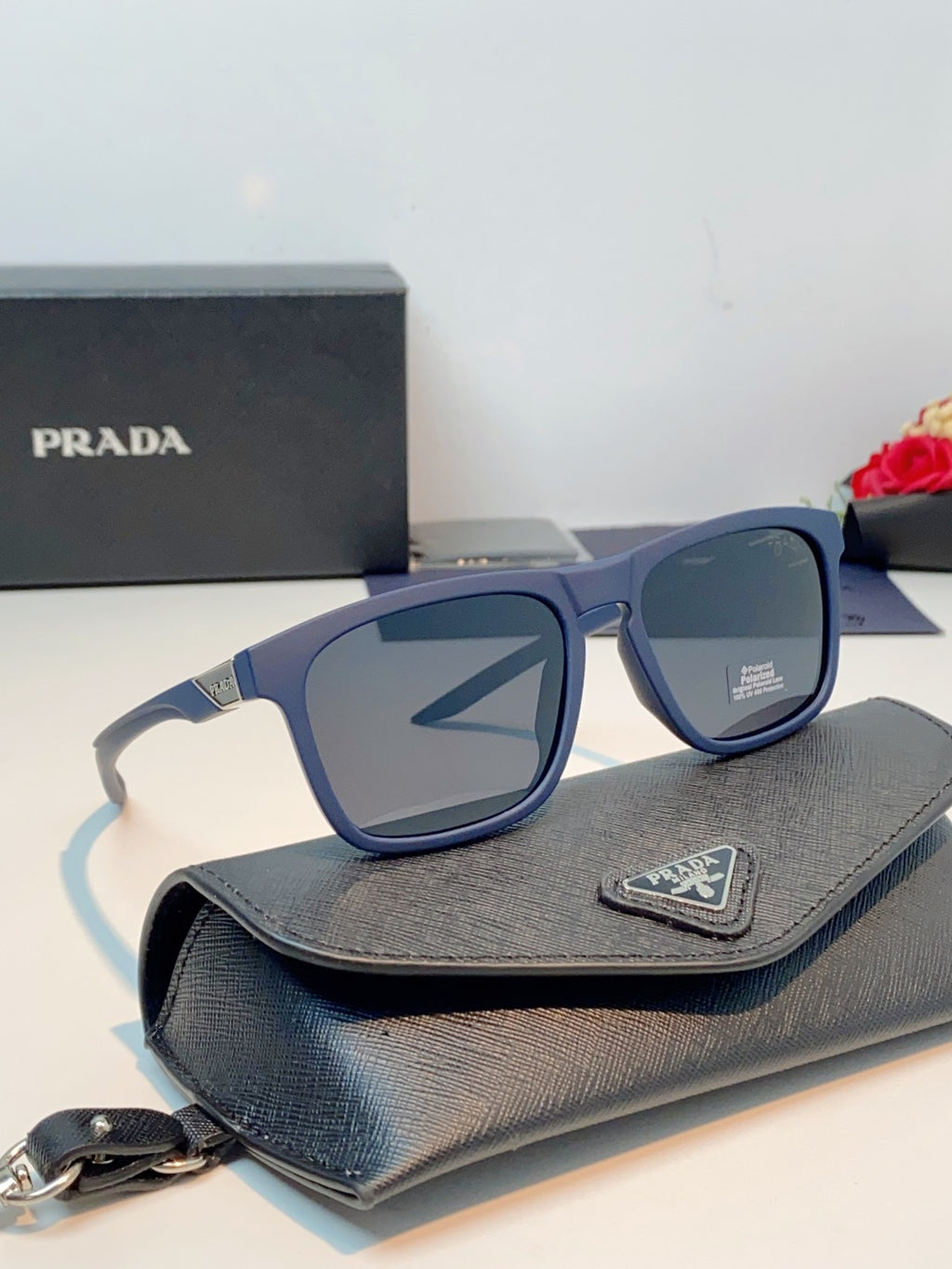 Prada Polarized Fashion Gray Lens Sunglasses for Men - 398945 - detail image 10