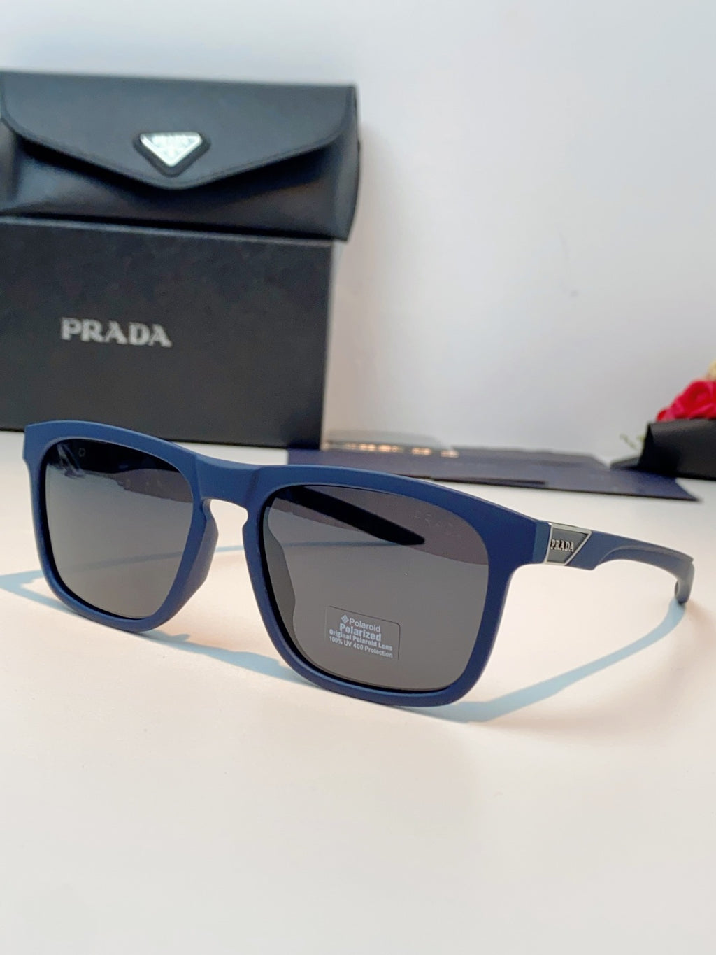 Prada Polarized Fashion Gray Lens Sunglasses for Men - 398945