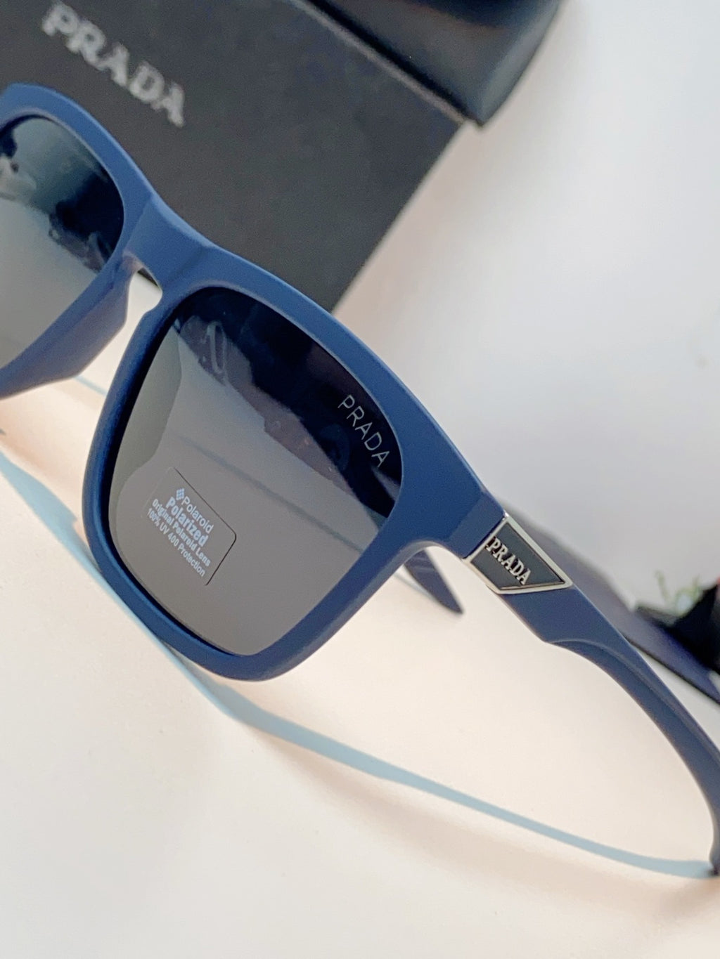 Prada Polarized Fashion Gray Lens Sunglasses for Men - 487090 - detail image 7