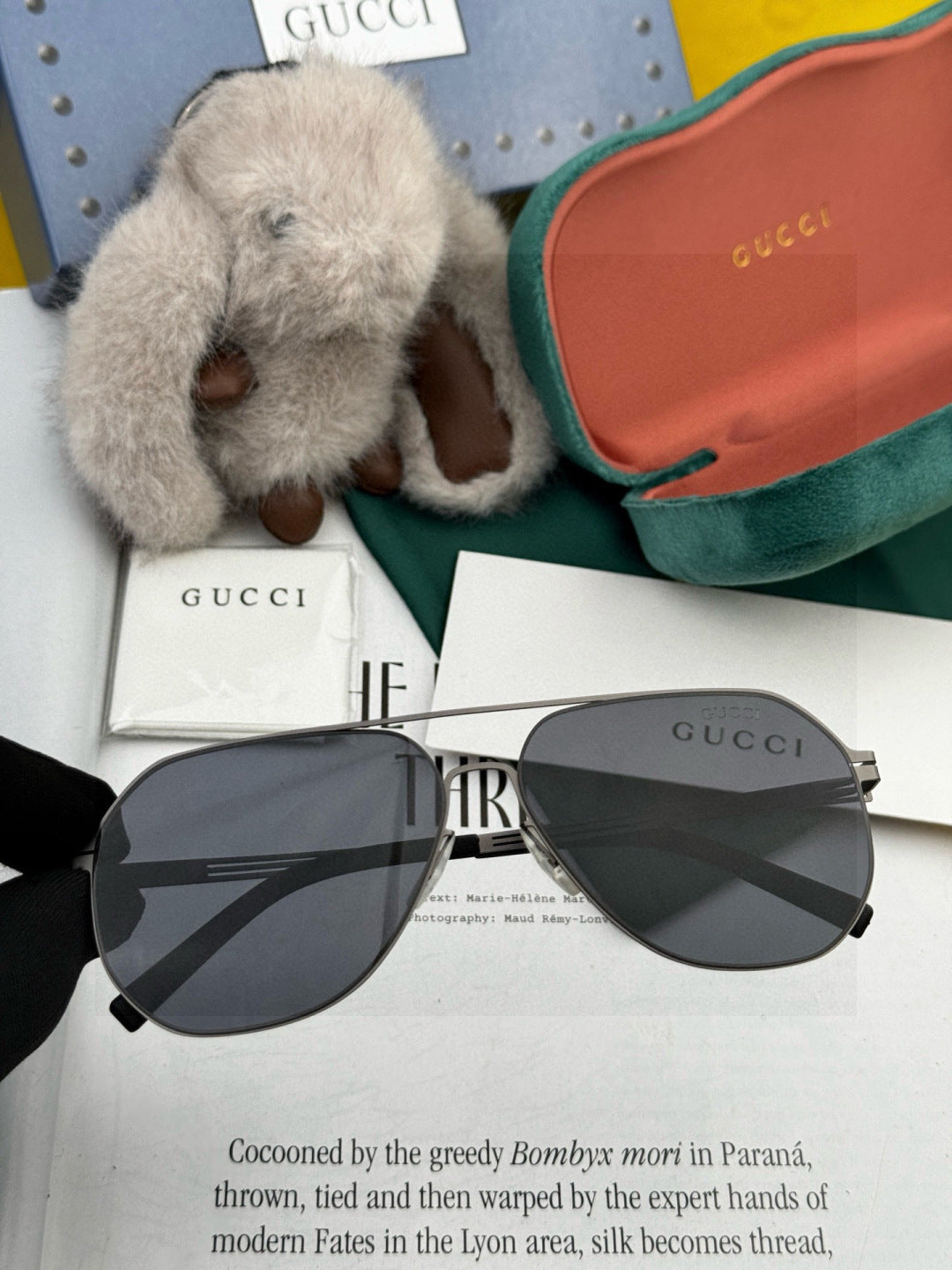 Gucci G911 Fashion Gold Lens Sunglasses for Men & Women - 132273