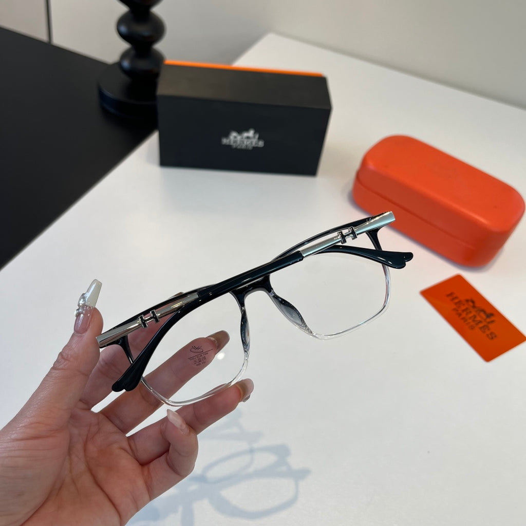 Hermès Oversized Silver Lens Sunglasses for Men & Women - 416533 - detail image 8