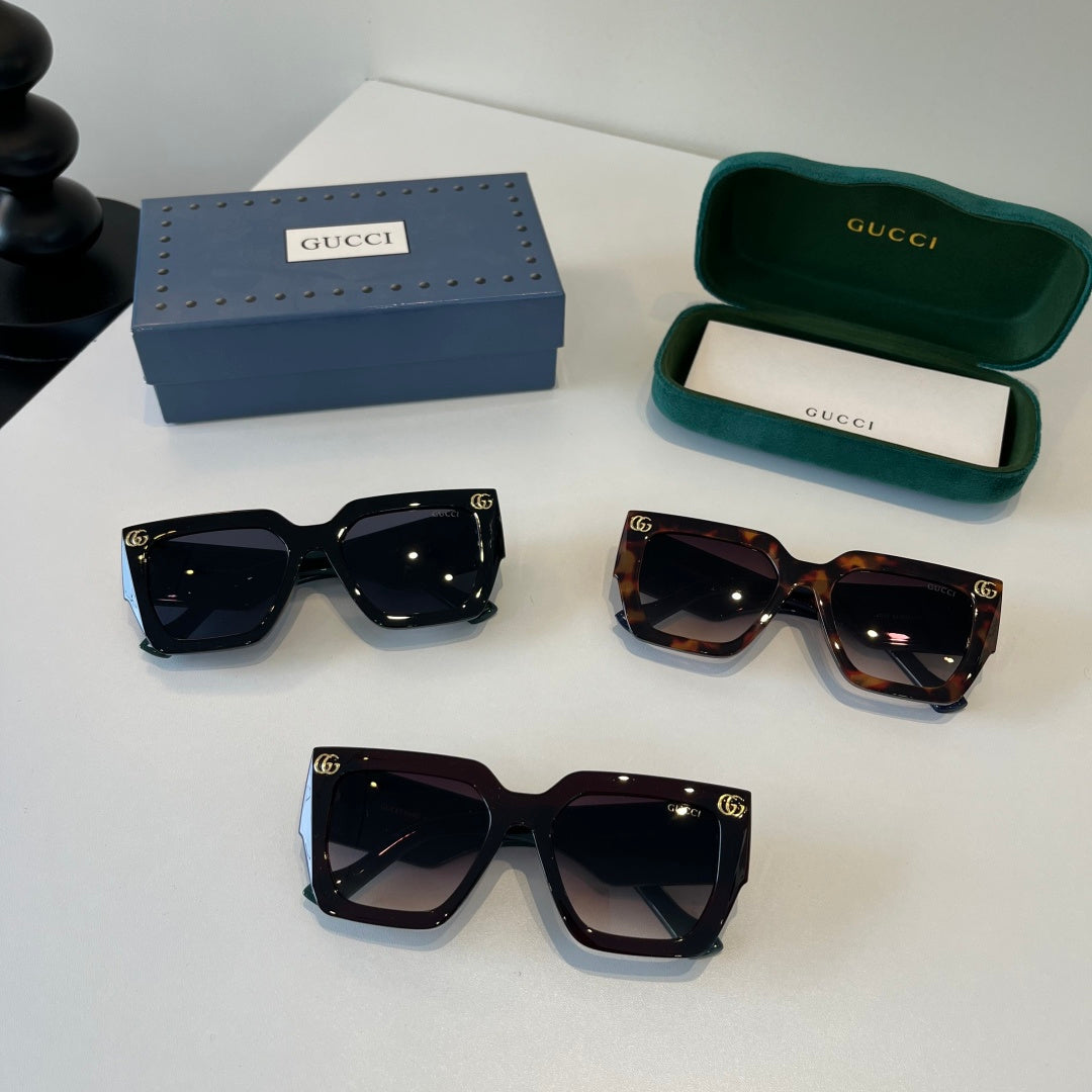 Gucci Oversized Silver Lens Sunglasses for Men & Women - 132237 - detail image 10
