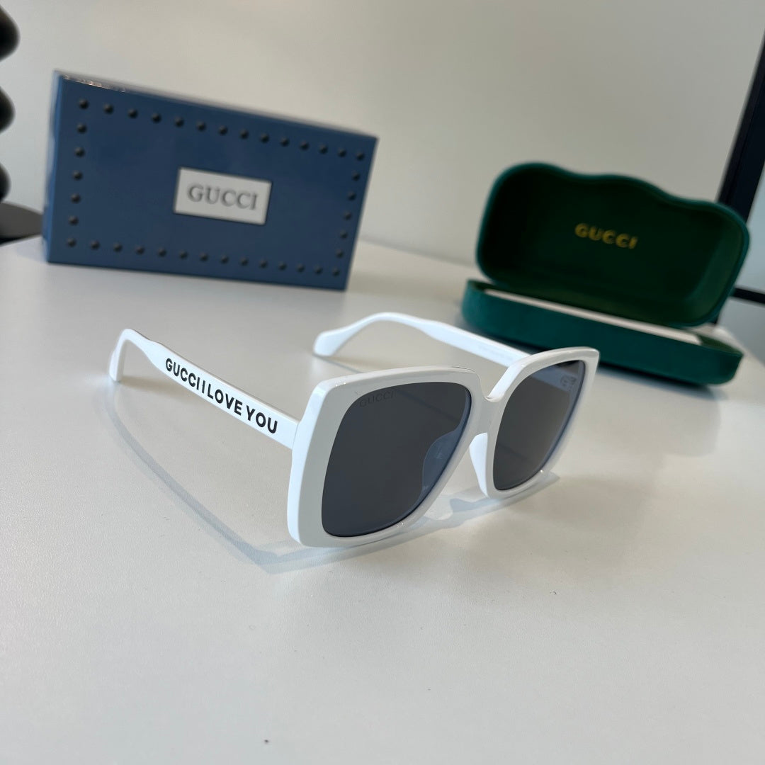 Gucci Oversized Silver Lens Sunglasses for Men & Women - 132239