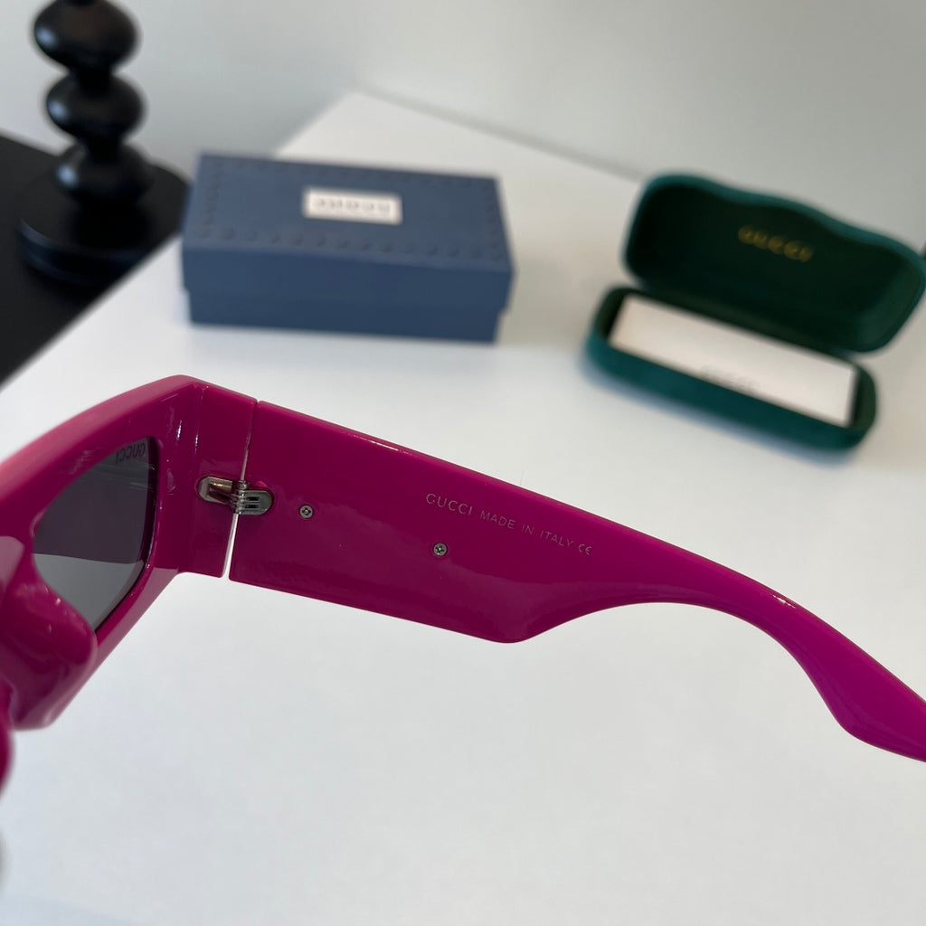 Gucci Oversized Purple Lens Sunglasses for Men & Women - 132240 - detail image 8