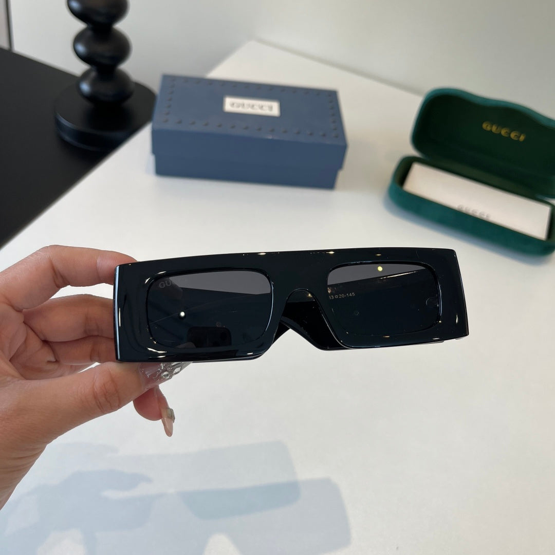 Gucci Oversized Silver Lens Sunglasses for Men & Women - 132241 - detail image 8