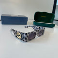 Gucci Oversized Silver Lens Sunglasses for Men & Women - 132242