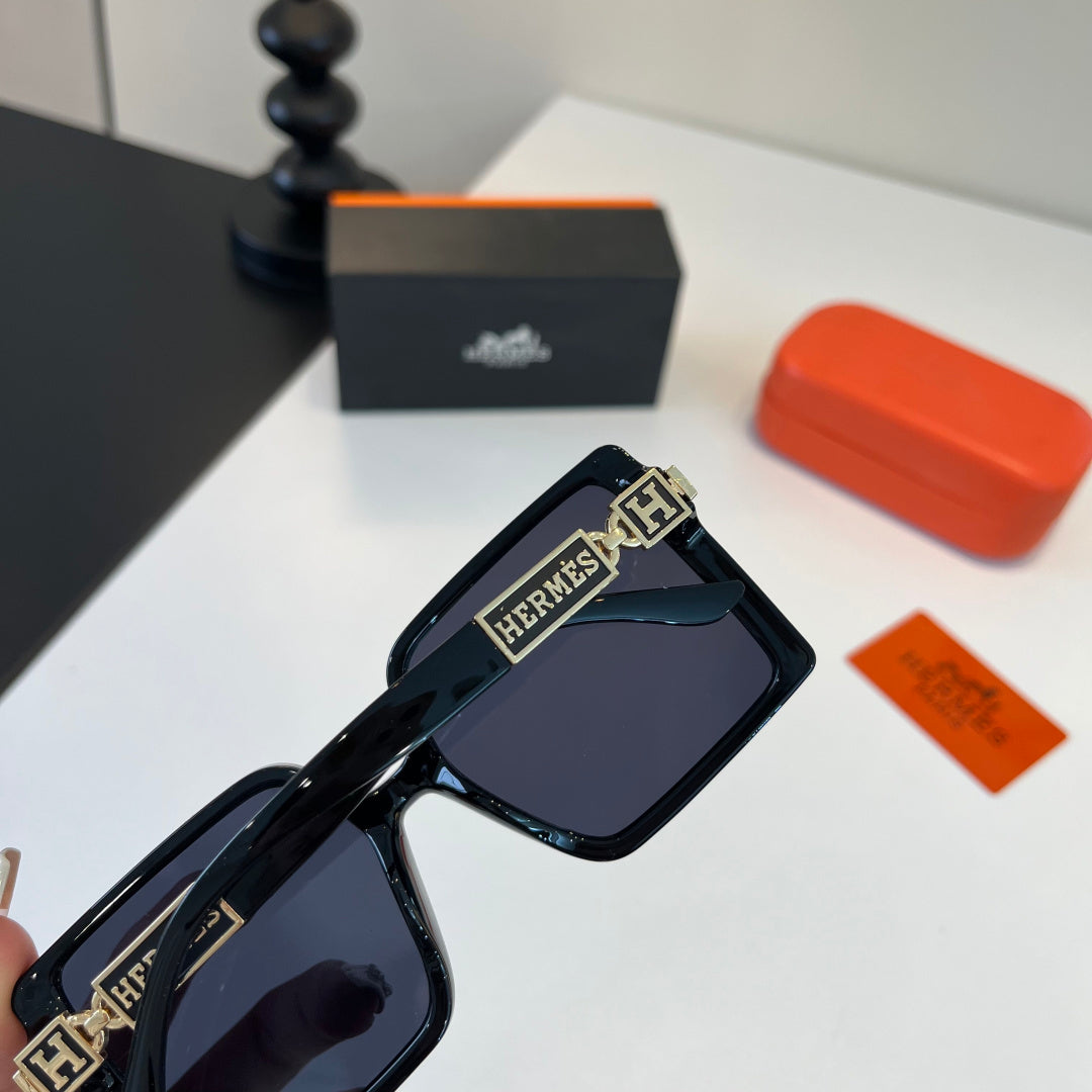 Hermès Oversized Silver Lens Sunglasses for Women - 372642 - detail image 8