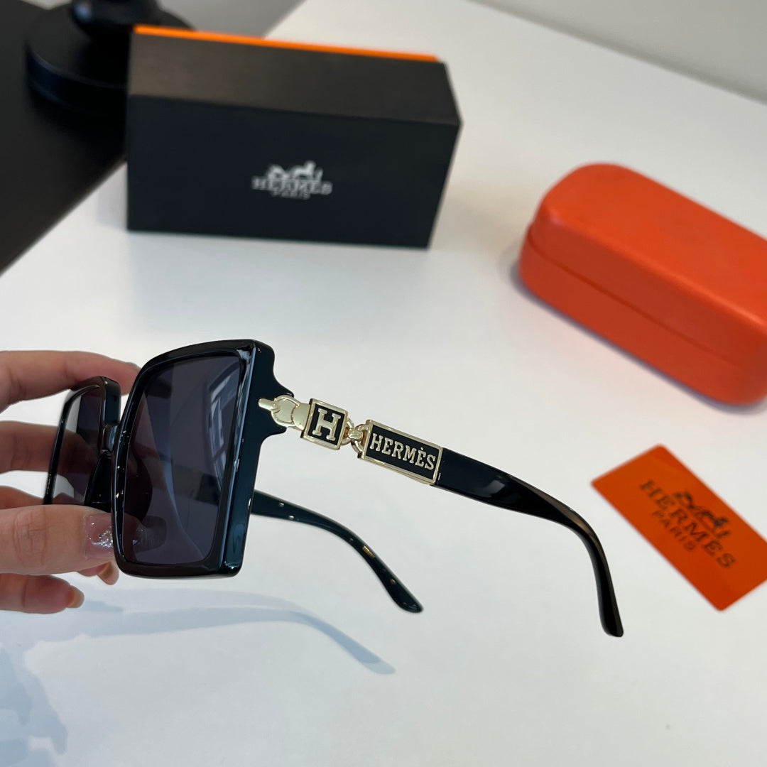 Hermès Oversized Silver Lens Sunglasses for Women - 132675 - detail image 4