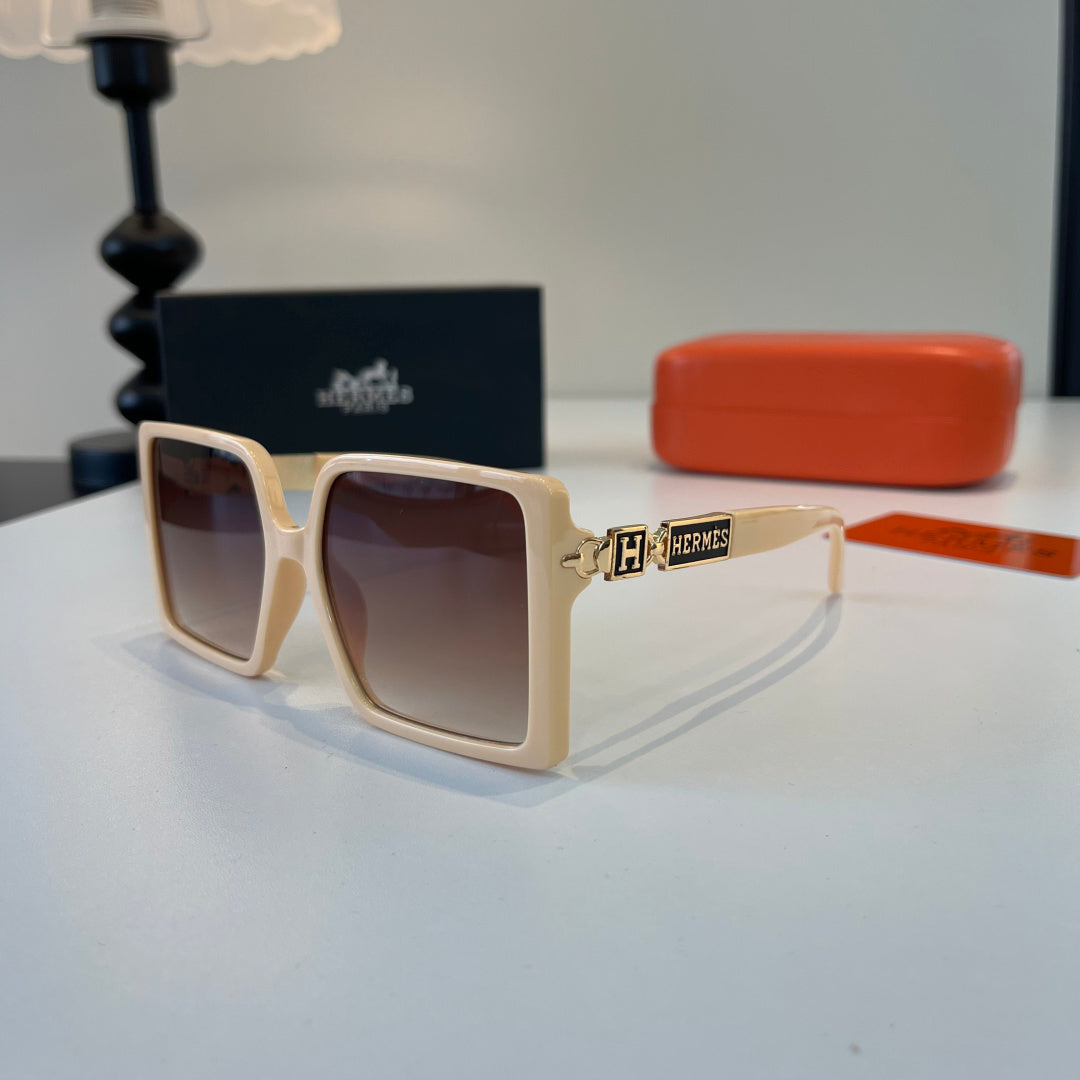 Hermès Oversized Red Lens Sunglasses for Women - 372643 - detail image 3