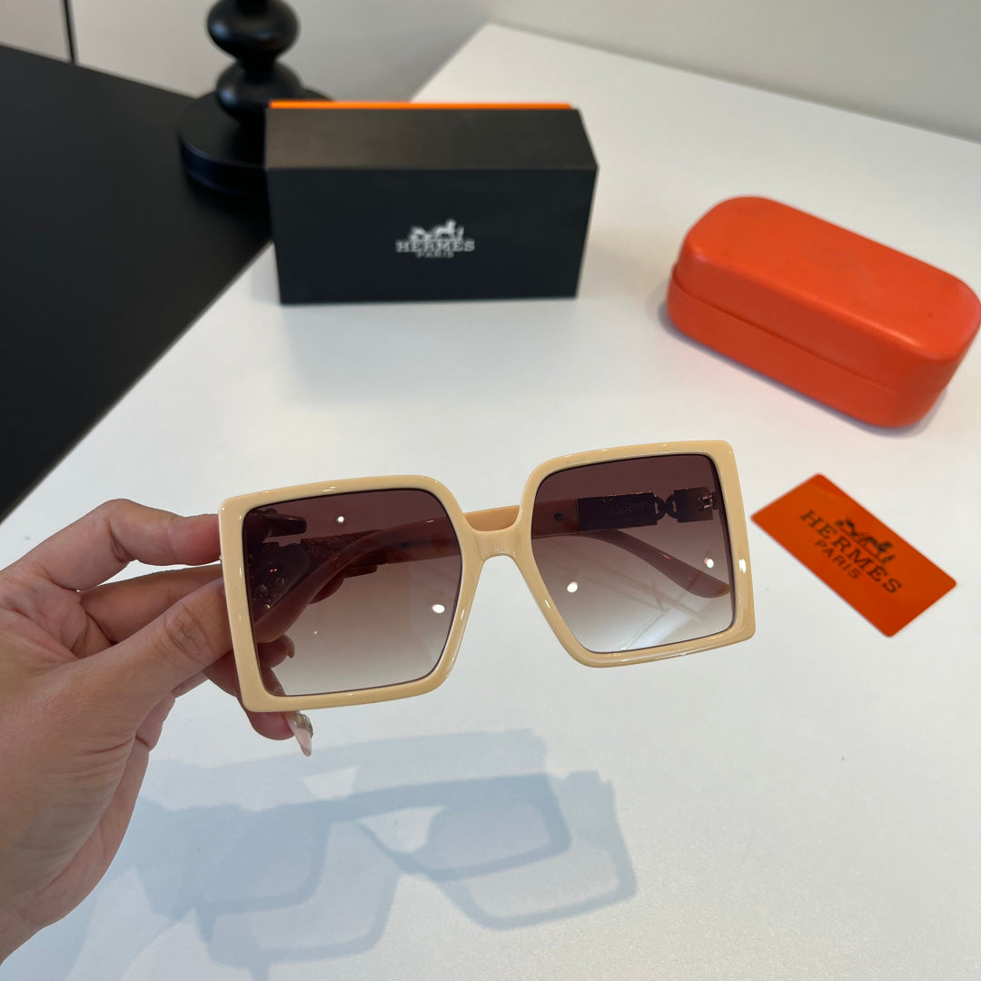 Hermès Oversized Red Lens Sunglasses for Women - 132676 - detail image 5