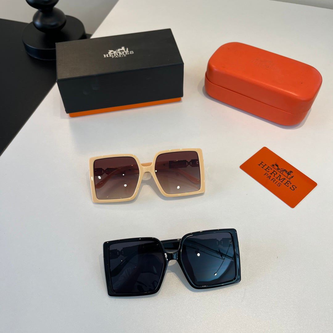 Hermès Oversized Red Lens Sunglasses for Women - 372643 - detail image 10