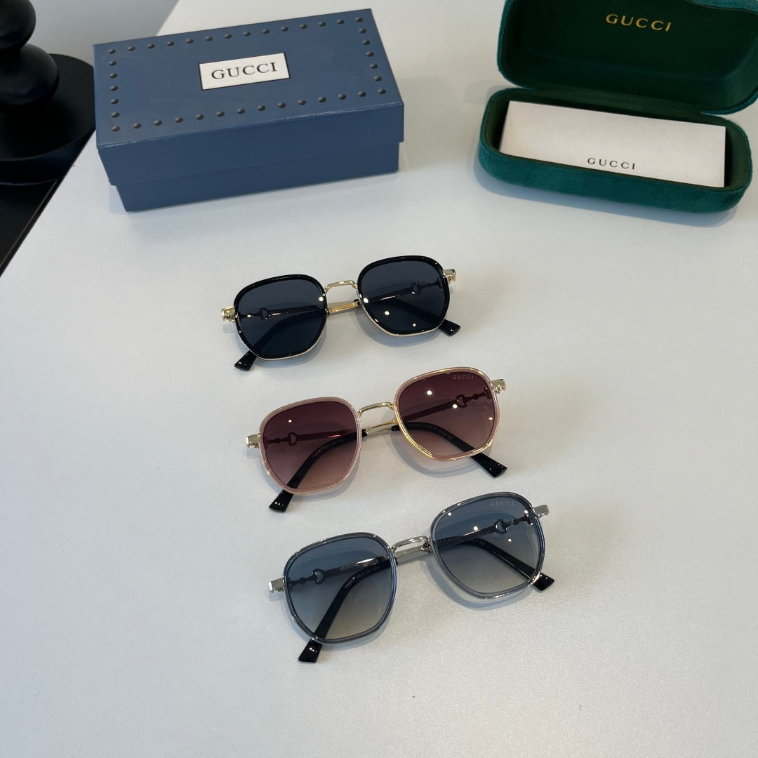 Gucci Oversized Red Lens Sunglasses for Women - 132251 - detail image 11