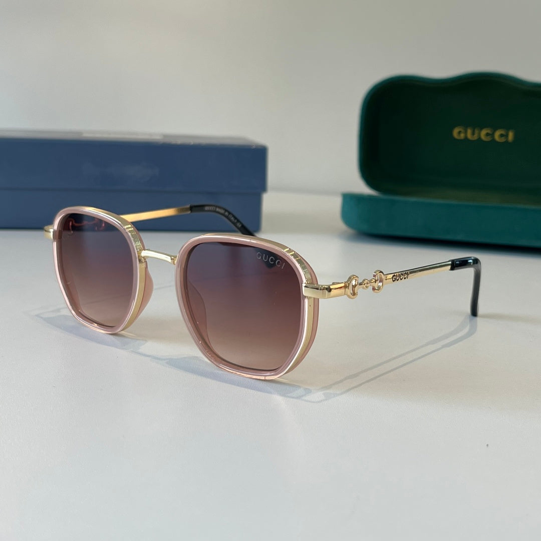 Gucci Oversized Red Lens Sunglasses for Women - 132251 - detail image 3
