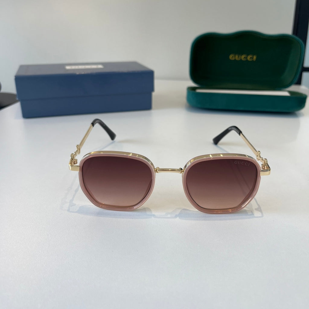 Gucci Oversized Red Lens Sunglasses for Women - 132251 - detail image 2
