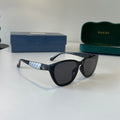 Gucci Oversized Silver Lens Sunglasses for Women - 132256