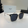 Celine Fashion Black Lens Sunglasses for Men & Women - 432001