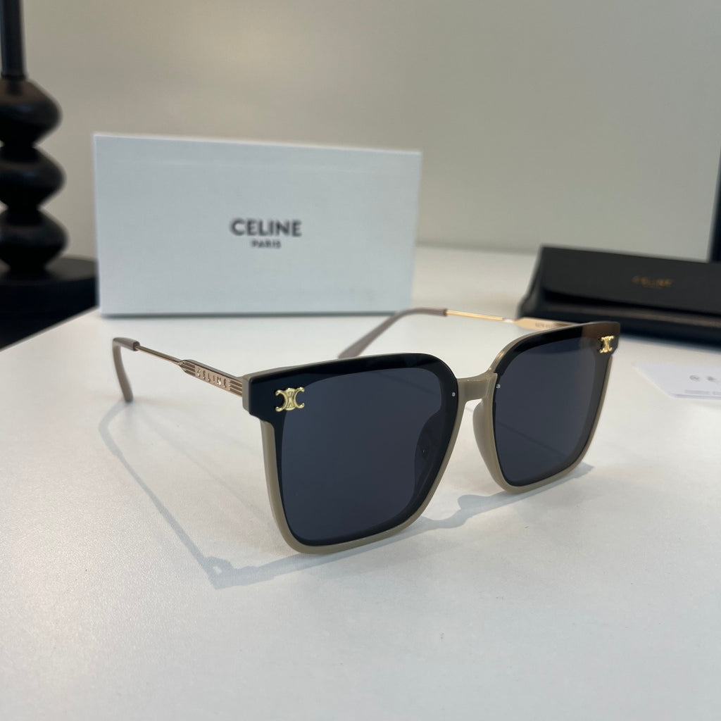 Celine Fashion Black Lens Sunglasses for Men & Women - 132451