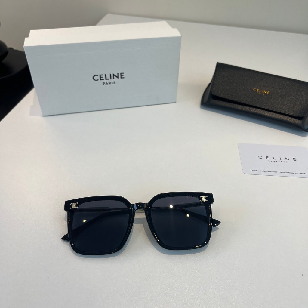 Celine Fashion Black Lens Sunglasses for Men & Women - 372004 - detail image 8