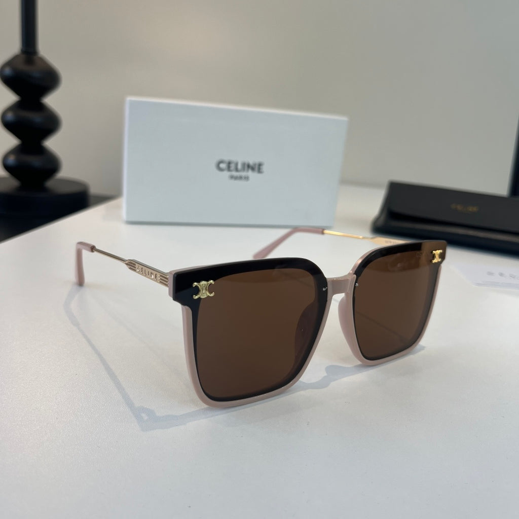 Celine Fashion Black Lens Sunglasses for Men & Women - 398852