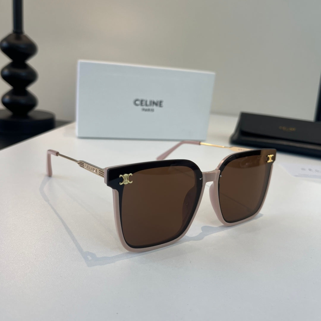 Celine Fashion Black Lens Sunglasses for Men & Women - 398852