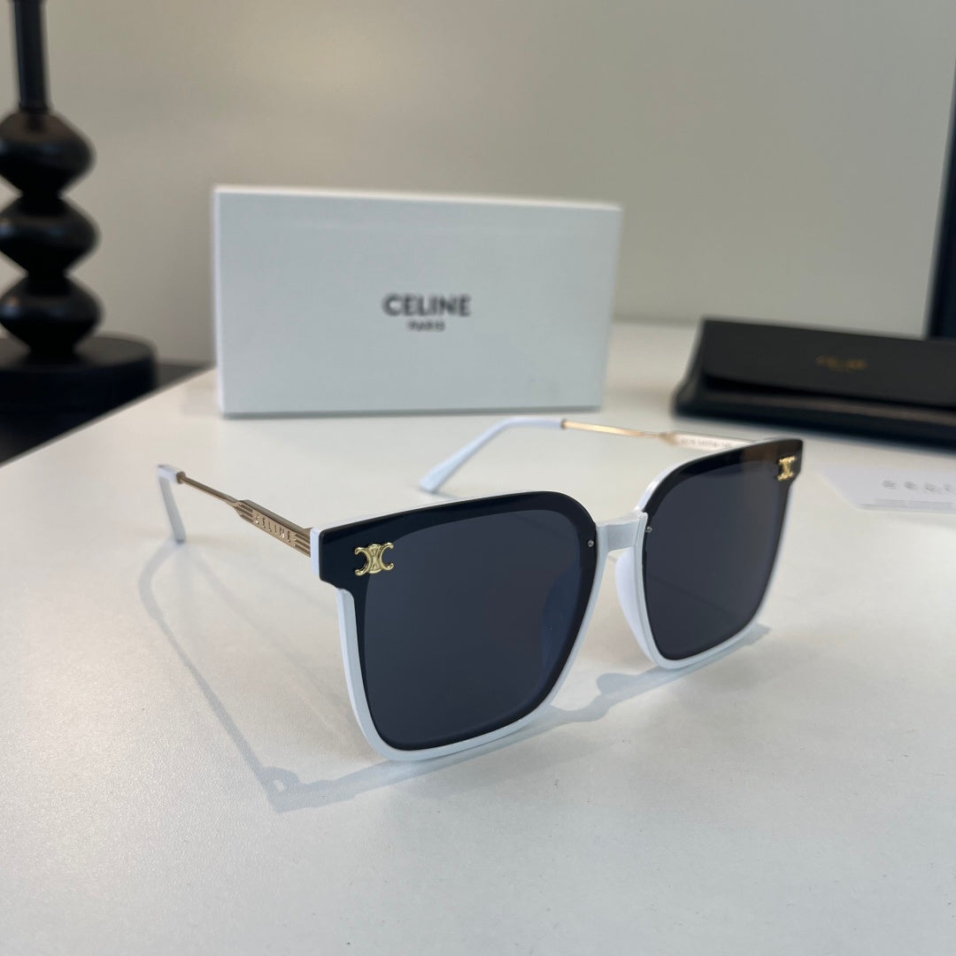 Celine Fashion Black Lens Sunglasses for Men & Women - 398853