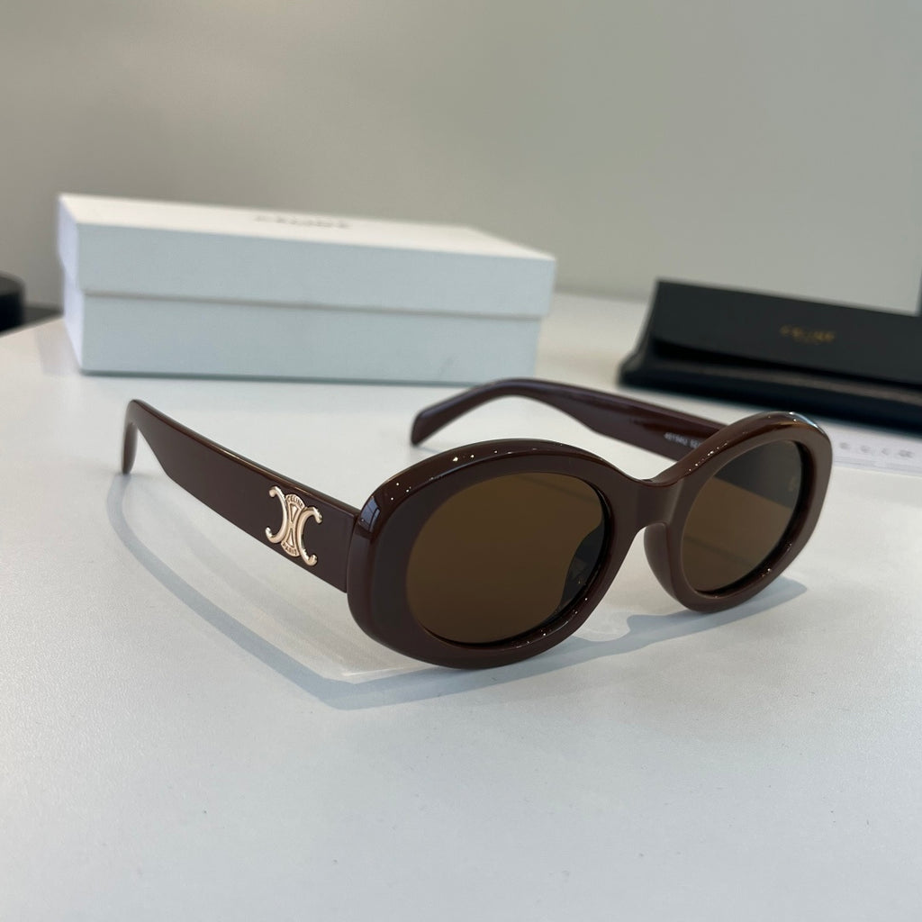 Celine Fashion Black Lens Sunglasses for Men & Women - 432009