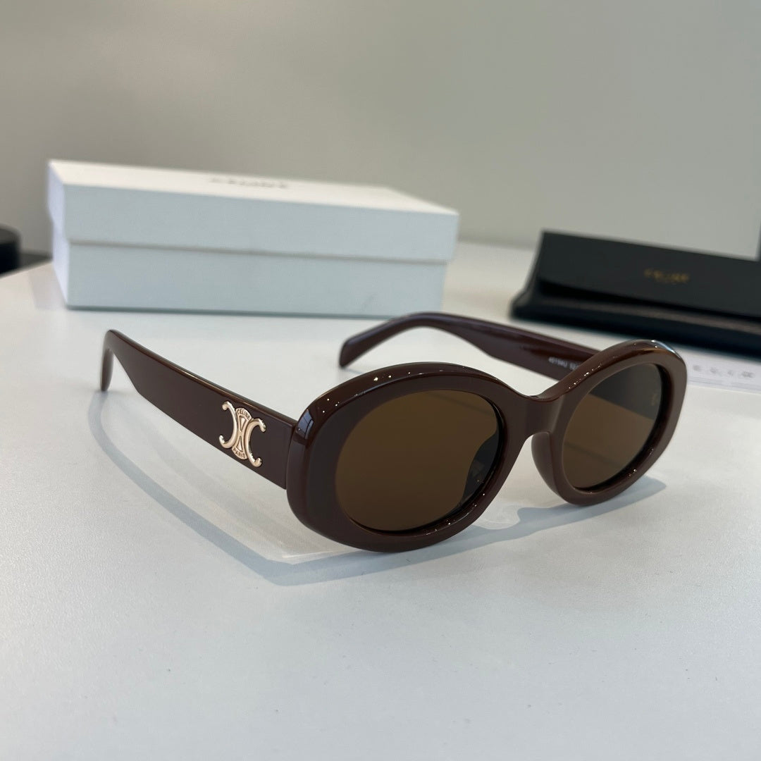 Celine Fashion Black Lens Sunglasses for Men & Women - 398858