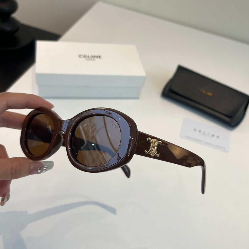 Celine Fashion Black Lens Sunglasses for Men & Women - 132459 - detail image 4