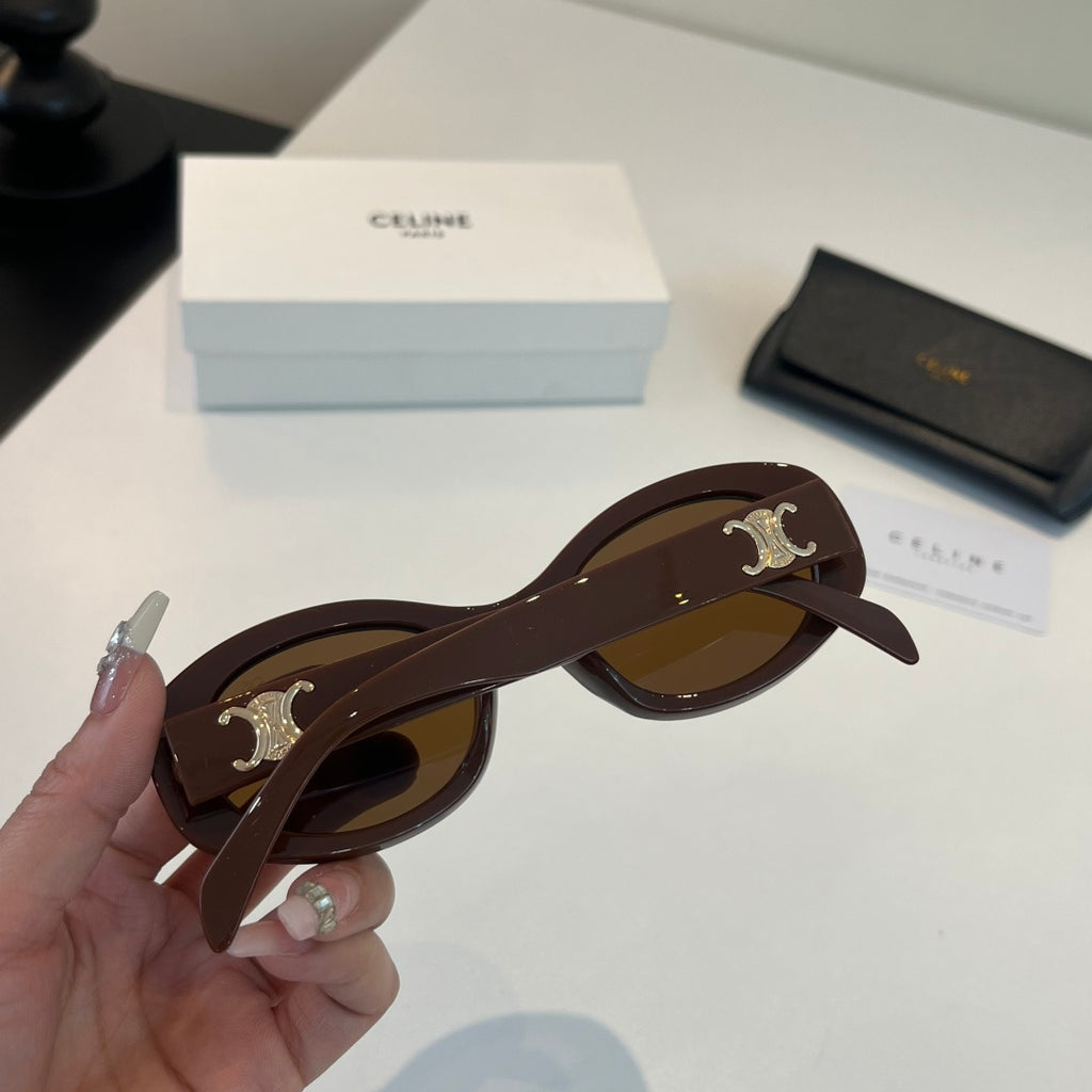 Celine Fashion Black Lens Sunglasses for Men & Women - 398858 - detail image 9