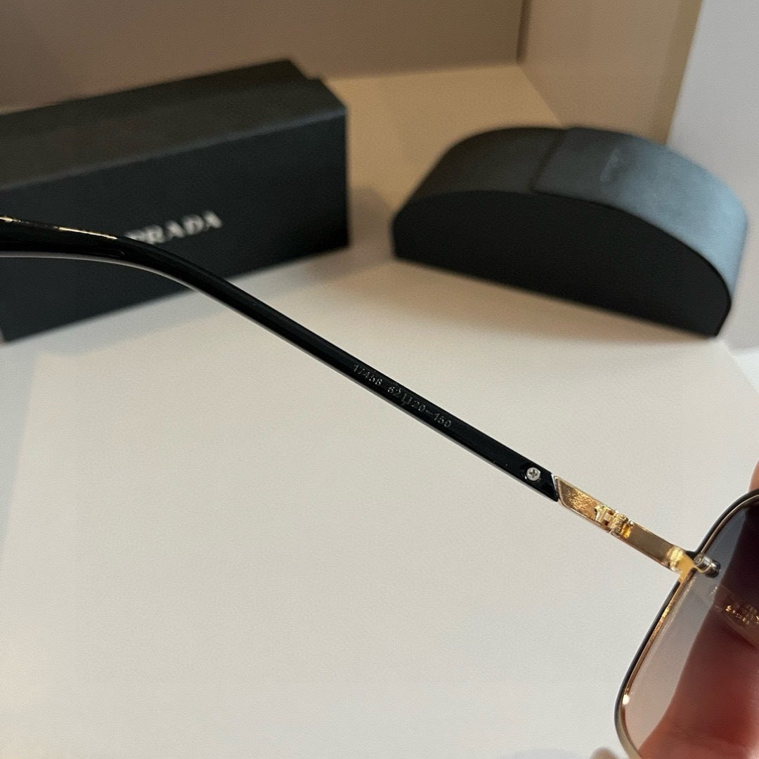 Prada Polarized Fashion Silver Lens Sunglasses for Men - detail image 8