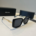 Prada Fashion Black Lens Sunglasses for Women