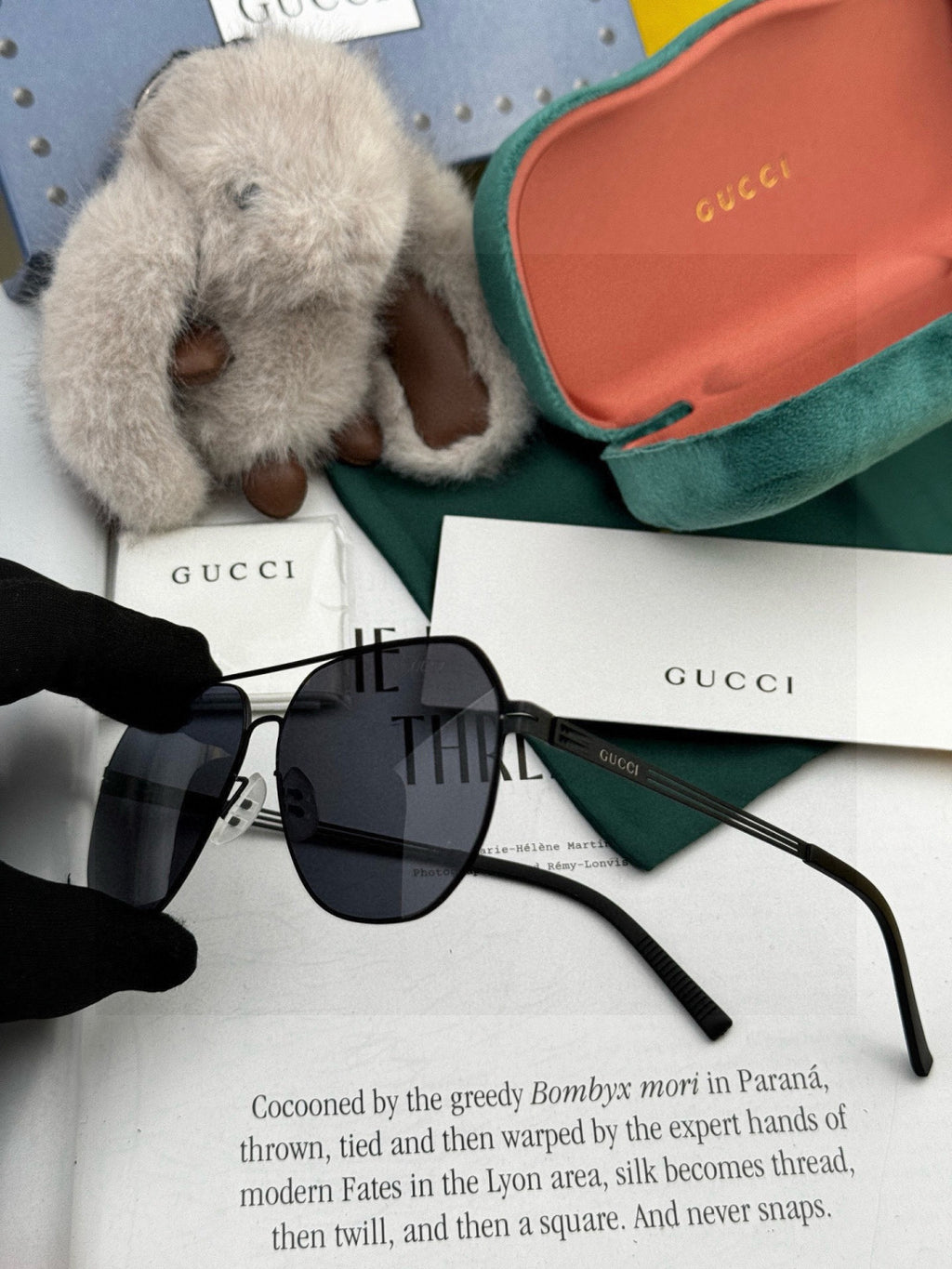 Gucci G911 Fashion Gold Lens Sunglasses for Men & Women - 158205 - detail image 6