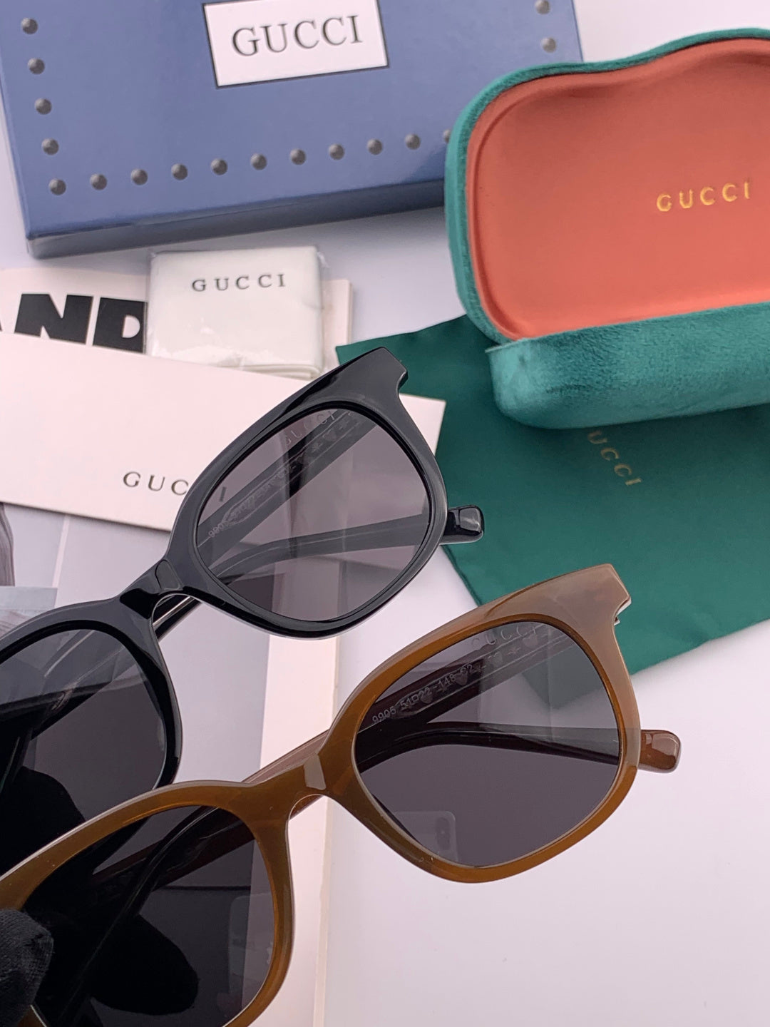 Gucci G5990 Polarized Square Gold Lens Sunglasses for Men & Women - 158270 - detail image 5