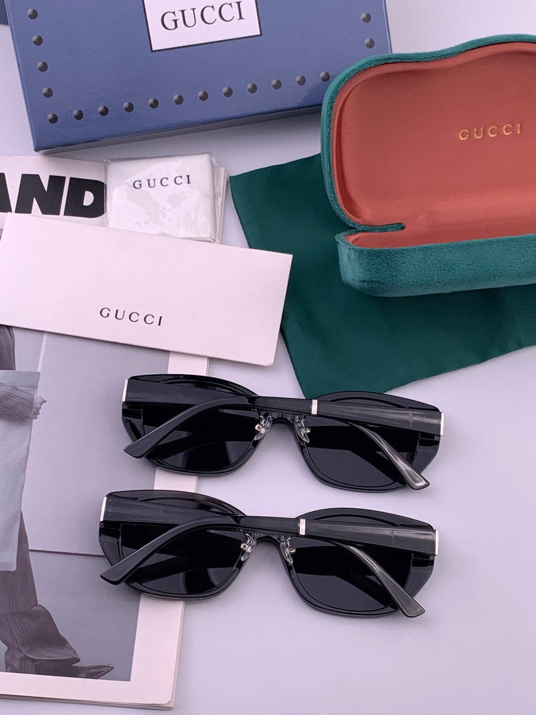 Gucci G7990 Polarized Square Brown Lens Sunglasses for Men & Women - 158271 - detail image 6