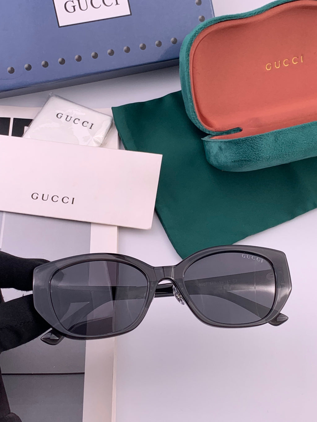 Gucci G7990 Polarized Square Brown Lens Sunglasses for Men & Women - 158271