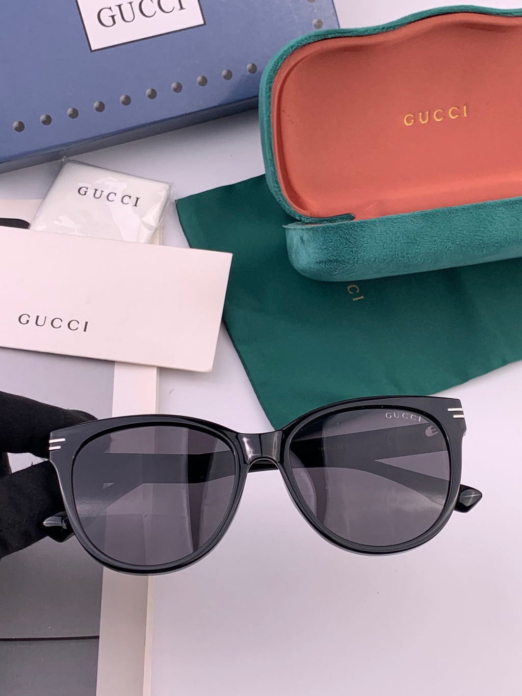 Gucci G2234 Polarized Square Pink Lens Sunglasses for Men & Women - 158272 - detail image 2