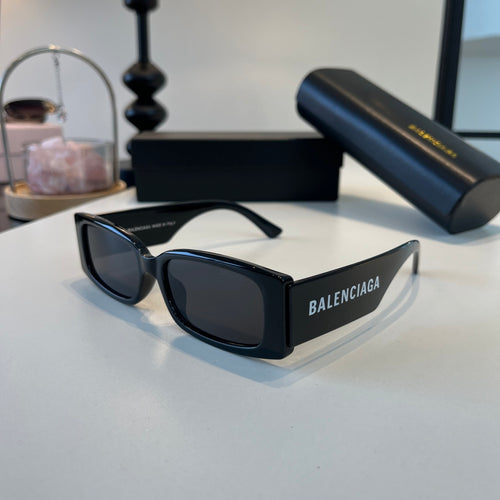 Balenciaga Rectangular Black Lens Sunglasses for Men & Women - 416133 - detail image 2