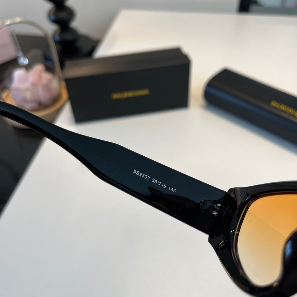 Balenciaga Rectangular Brown Lens Sunglasses for Men & Women - 372349 - detail image 8