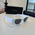 Balenciaga Rectangular Silver Lens Sunglasses for Men & Women - 158568