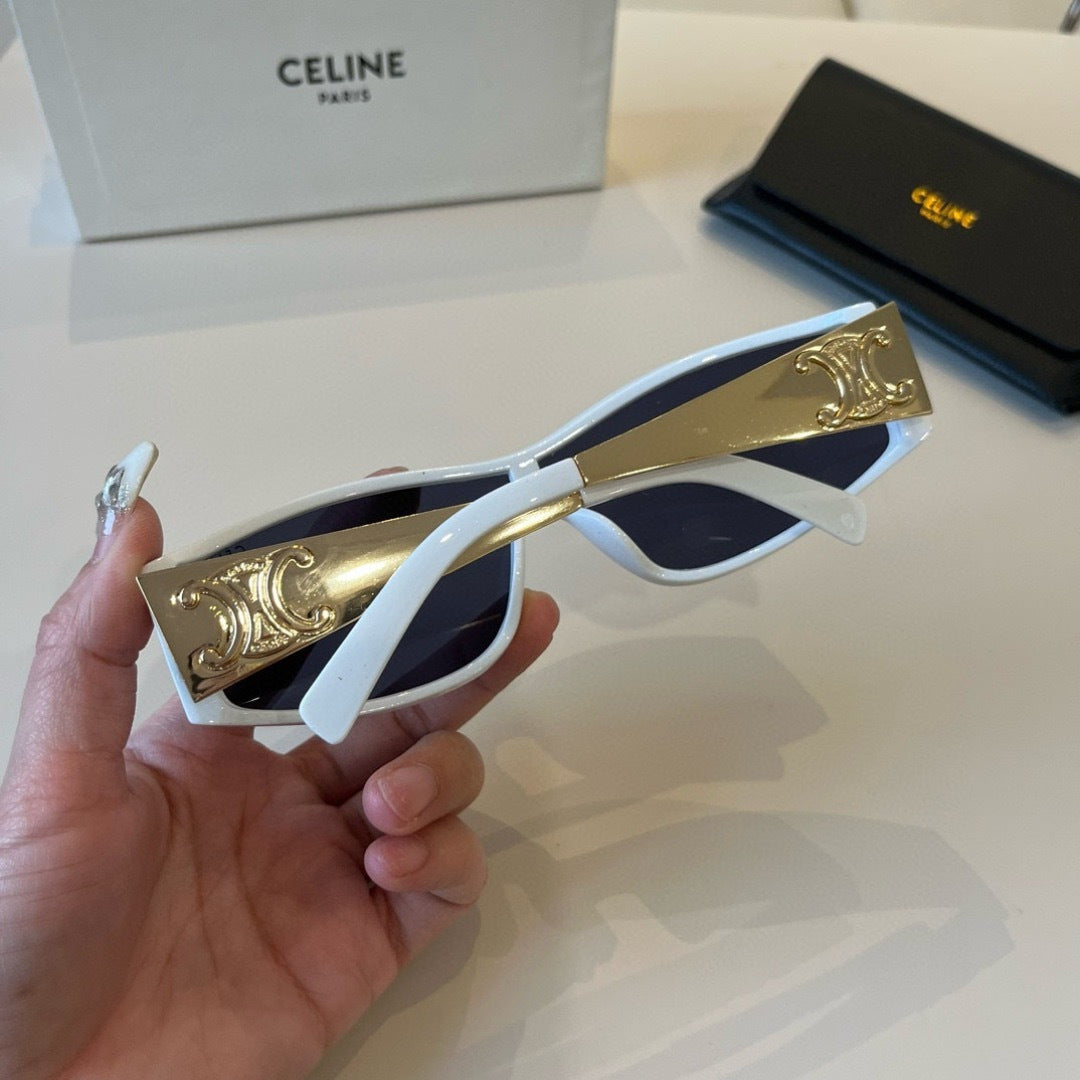 Celine Metal Fashion Blue Lens Sunglasses for Men & Women - 415635 - detail image 5