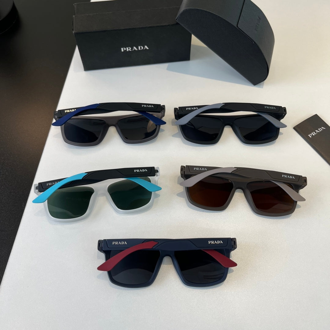 Prada Polarized Fashion Silver Lens Sunglasses for Men - 398957 - detail image 12