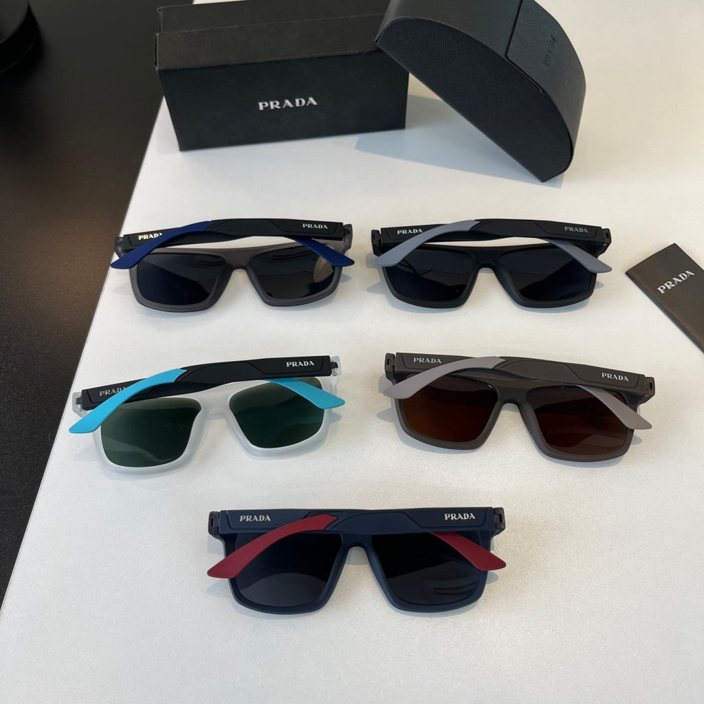 Prada Polarized Fashion Black Lens Sunglasses for Men - 398955 - detail image 12