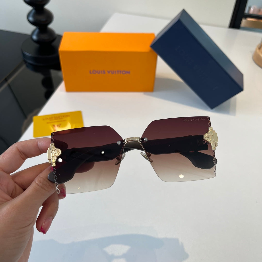 Louis Vuitton Fashion Red Lens Sunglasses for Women - 448657 - detail image 5