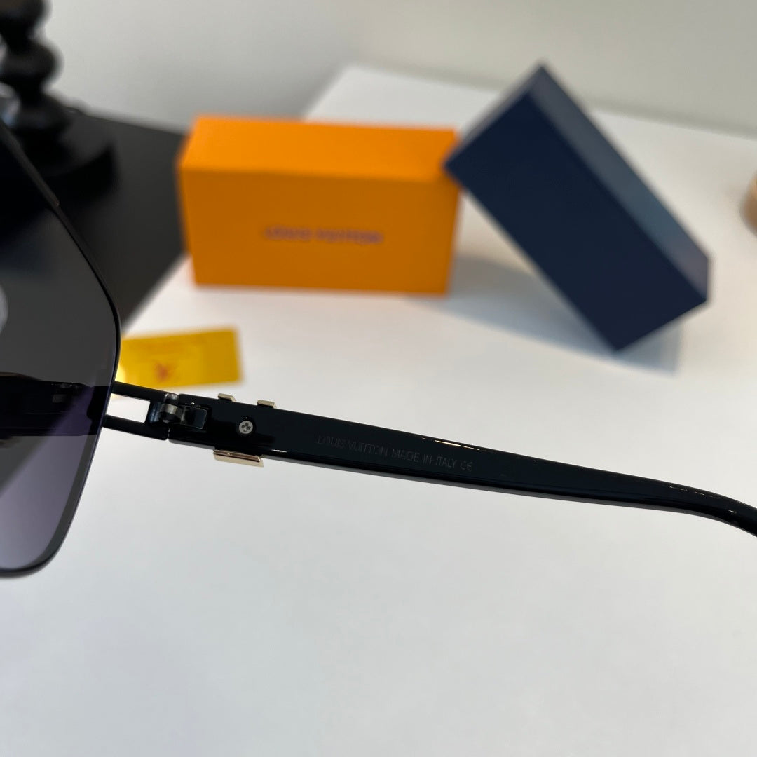 Louis Vuitton Metal Aviator Silver Lens Sunglasses for Men & Women - 493076 - detail image 10