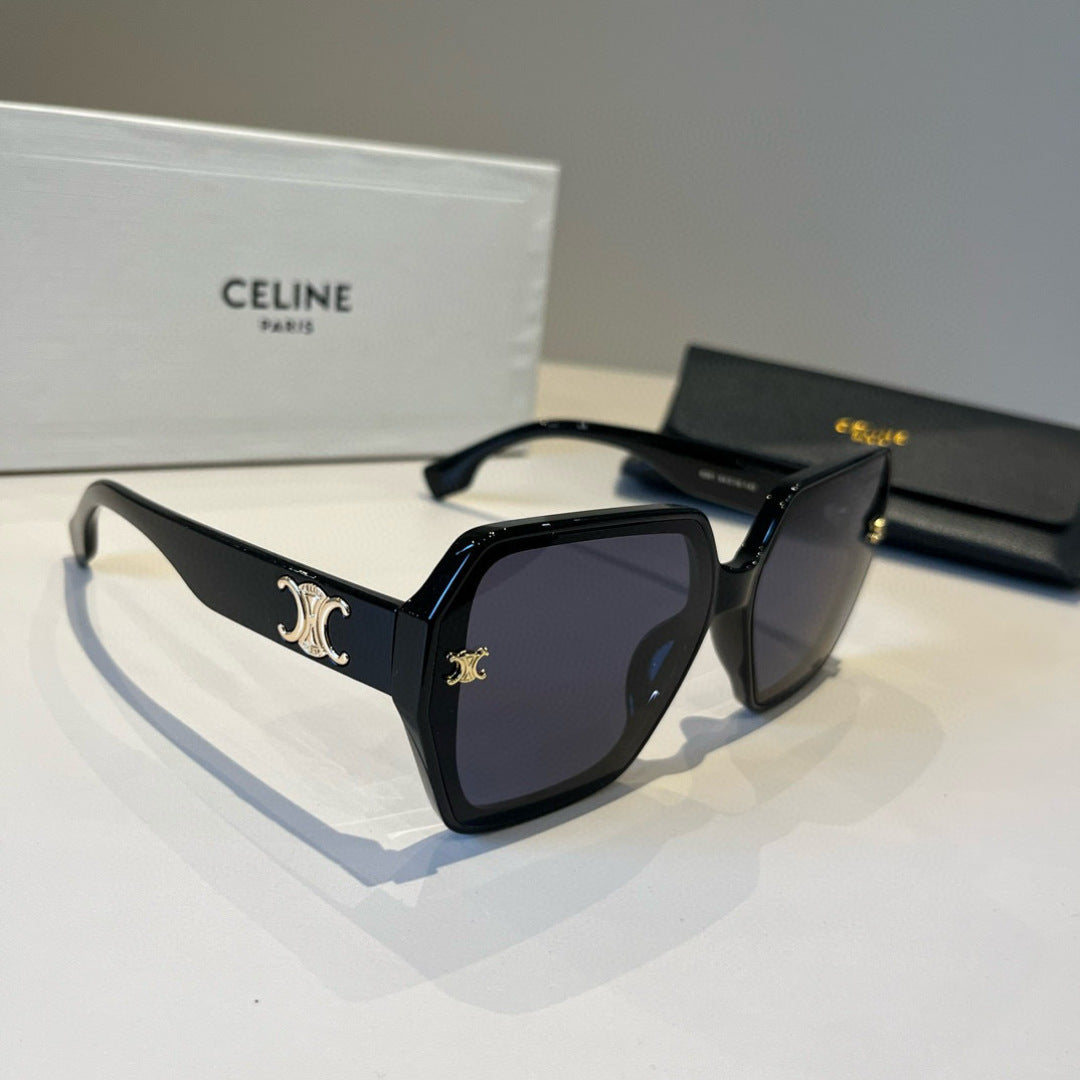 Celine Fashion Black Lens Sunglasses for Men & Women - 382515