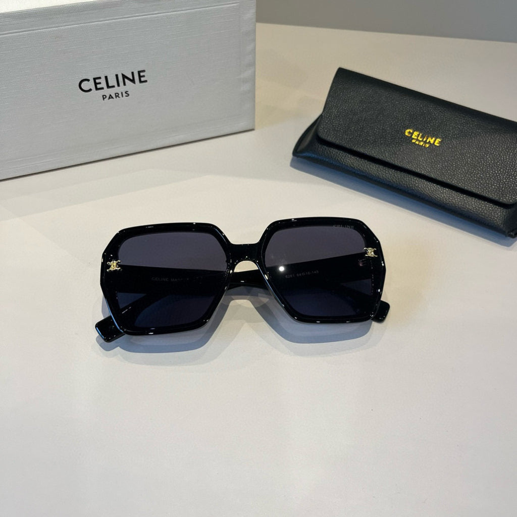 Celine Fashion Black Lens Sunglasses for Men & Women - 465518 - detail image 9