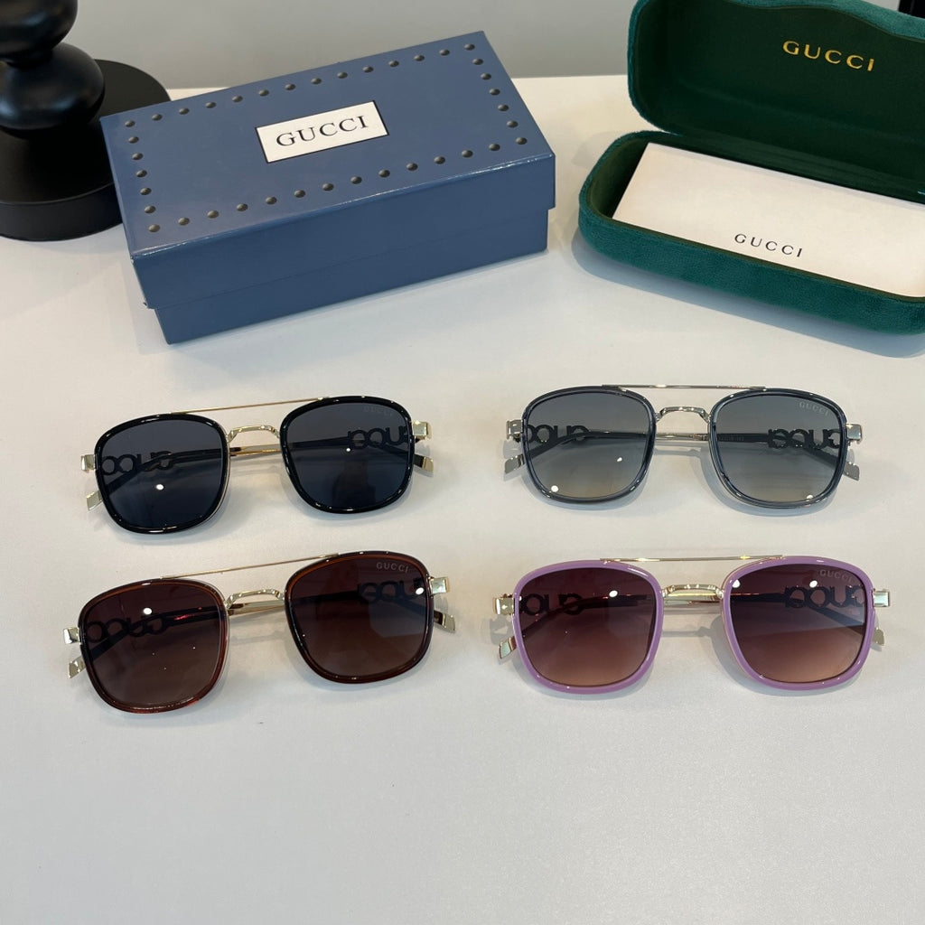 Gucci Oversized Red Lens Sunglasses for Men & Women - 493357 - detail image 12