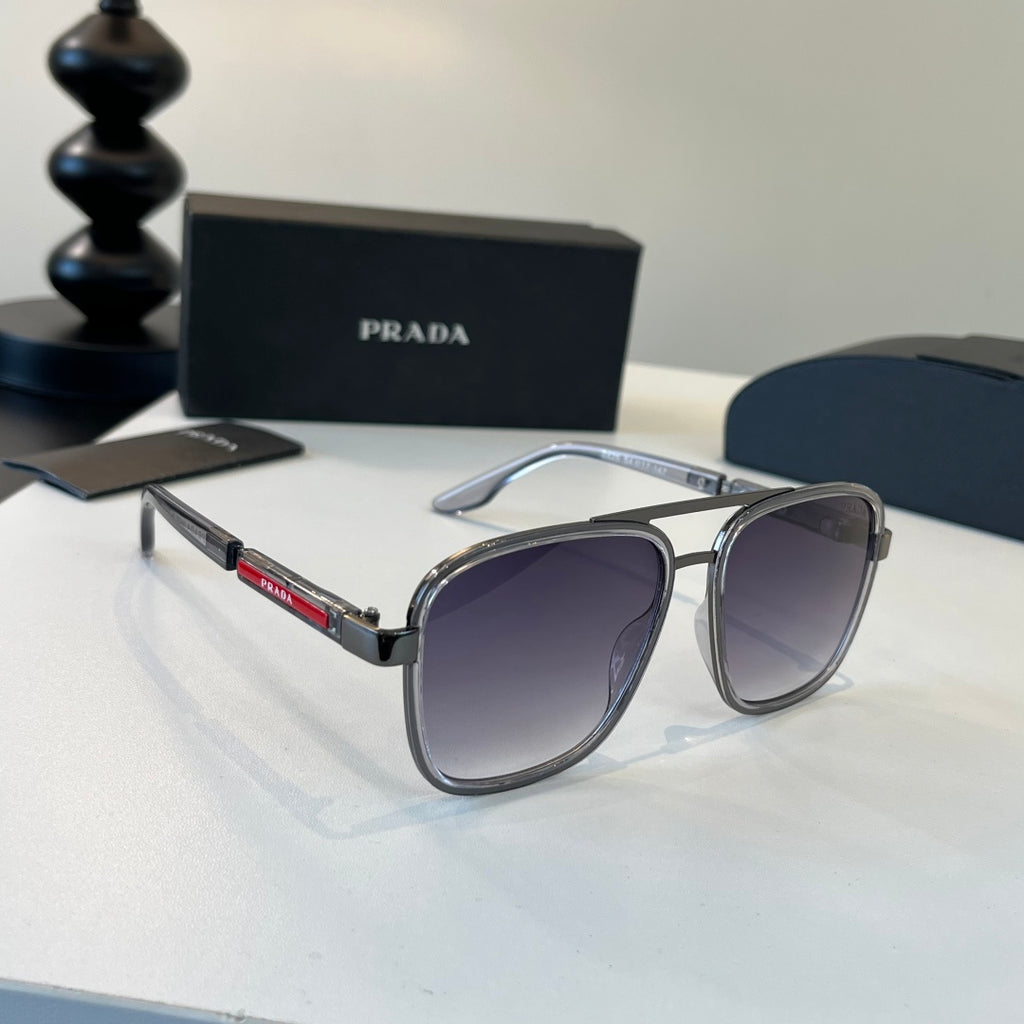 Prada Fashion Gray Lens Sunglasses for Men & Women - 432073